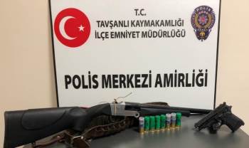 Kısıtlama Denetiminde Polise Tüfekle Yakalandı
