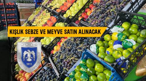 Kışlık sebze ve meyve satın alınacak