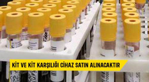 Kit ve kit karşılığı cihaz satın alınacaktır