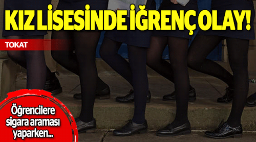 Kız lisesinde taciz iddiası!