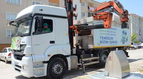 Koku ve pisliğin düşmanı çevreci konteyner