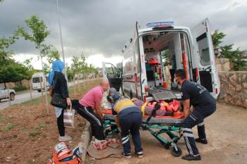 Kontrolden Çıkan Otomobil Takla Atarak Durabildi, 1 Kişi Yaralandı
