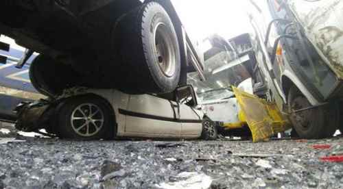 Konya'da 40 araç birbirine girdi