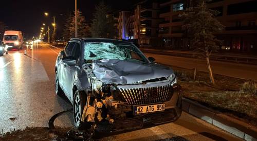 Konya’da feci kaza: Yolun karşısına geçen kadın hayatını kaybetti