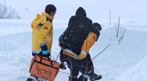Konya'da sağlık ekiplerinin zor anları