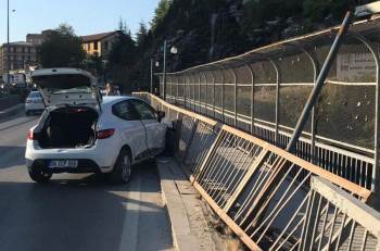 Köprü korkulukları olası bir faciayı önledi