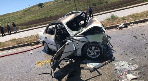 Korkunç kaza: 5 ölü, 3 yaralı