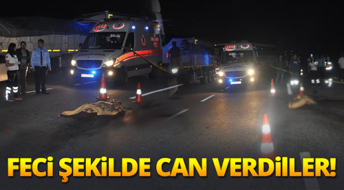 Korkunç şekilde can verdiler!