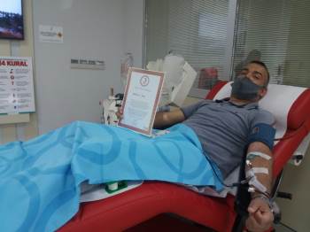 Korona Virüsü Yenen Zabıta Memuru ’İmmün Plazma’ Bağışçısı Oldu
