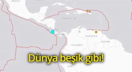Kosta Rika 6,5 şiddetinde sallandı