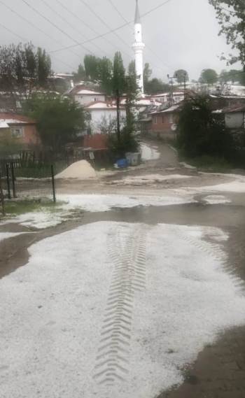 Köy Beyaza Büründü
