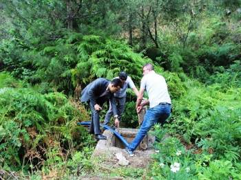 Köy İçme Suyu Kaynağında Bakım Onarım Çalışması
