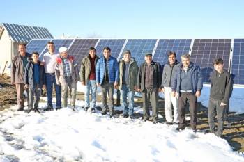 Köyün İçme Suyu Problemi Güneş Enerjisiyle Çözüldü
