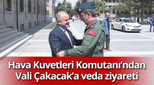 Küçükakyüz'den Vali'ye veda ziyareti