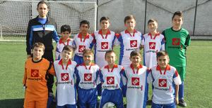 Küçüklerden futbol şov