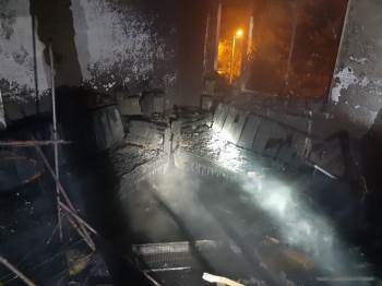 Küle dönen evin için böyle görüntülendi