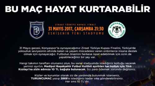 Kupa finalinde örnek hareket