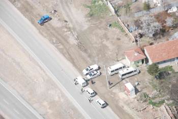 Kural İhlali Yapan Sürücüler Havadan Tespit Edildi
