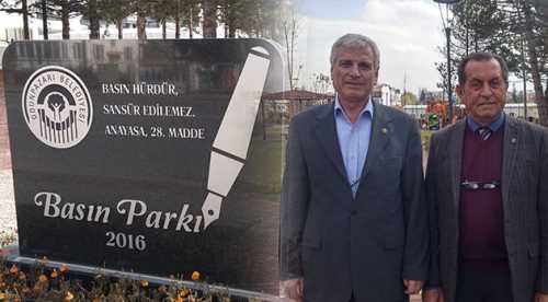 Kurt’a Basın Parkı teşekkürü