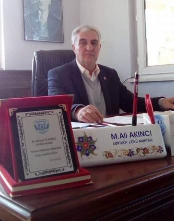 Kurtköy Köyü Muhtarı Mehmet Ali Akıncı Hayatını Kaybetti
