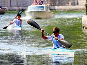 Kurtuluşun anısına kano yarışları