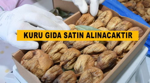 Kuru gıda satın alınacaktır