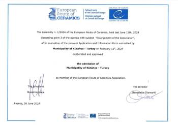 Kütahya, ’Avrupa Seramik Rotası’Nda
