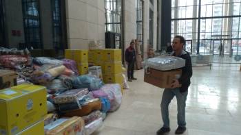 Kütahya Belediyesi’Nden Yardım Seferberliği
