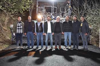 Kütahya Belediyesinden Gece Gündüz Asfalt Mesaisi
