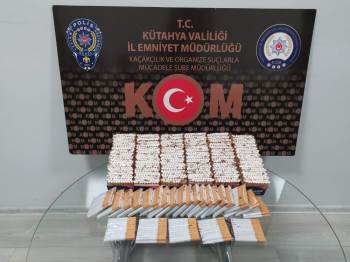 Kütahya’Da 200 Paket Kaçak Sigara Ele Geçirildi
