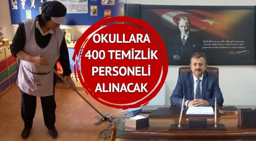Kütahya'da 400 temizlik personeli alınacak