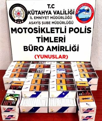 Kütahya’Da 500 Paket Makaron Ele Geçirildi
