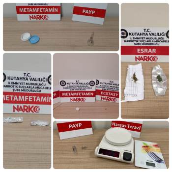 Kütahya’Da 978 Narkotik Operasyonunda 85 Şüpheli Tutuklandı
