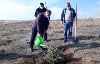 Kütahya’Da Adalet Ormanı’Na 300 Fidan Dikildi
