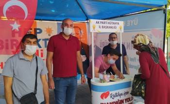 Kütahya’Da Ak Parti’Ye Bin 123 Yeni Üye
