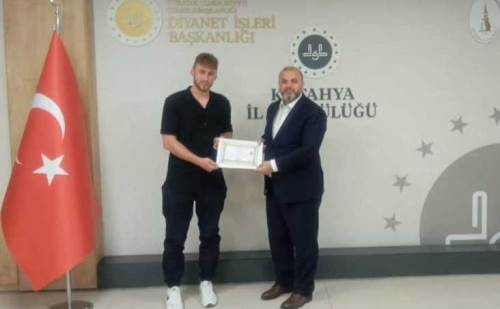 Kütahya’da Alman vatandaşı İslamiyet'i seçip Müslüman oldu