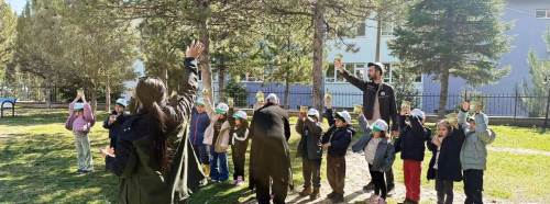Kütahya'da anaokulu öğrencilerinden doğaya anlamlı dokunuş