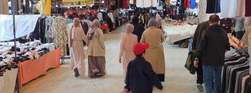 Kütahya’da Bayram Pazarı hareketliliği başladı