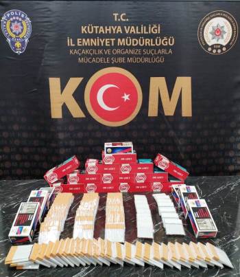 Kütahya’Da Bir İş Yerinde 4 Bin 100 Adet Makaron Ele Geçirildi
