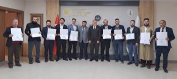 Kütahya’Da Din Görevlilerine Katılım Belgesi
