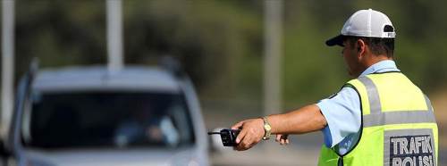 Kütahya'da dur ihtarına uymayan sürücüye rekor ceza!