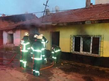 Kütahya’Da Ev Yangını
