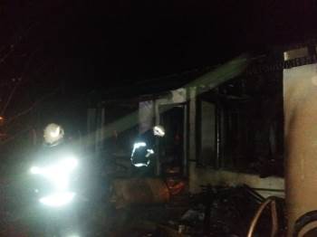 Kütahya’Da Ev Yangını
