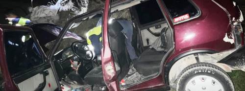 Kütahya’da feci kaza: Araç şarampole yuvarlandı!