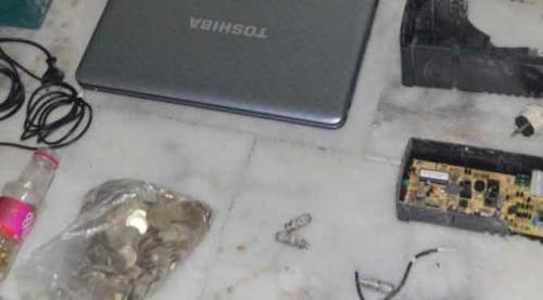 Kütahya'da hırsız çaldığı paraları bütünletmek isterken...