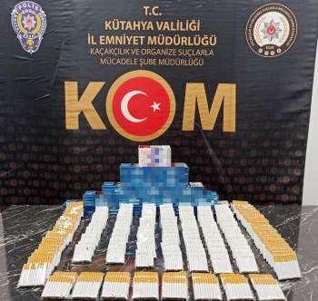 Kütahya’Da İş Yerinde 7 Bin 40 Adet Kaçak Makaron Ele Geçirildi
