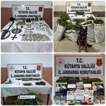 Kütahya’Da Jandarmanın Kaçakçılık Ve Uyuşturucu Operasyonları
