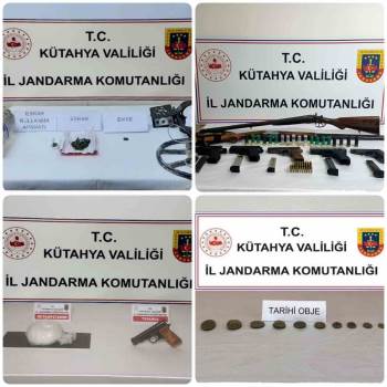 Kütahya’Da Jandarmanın Operasyonlarında 1 Ayda 37 Şüpheli Yakalandı
