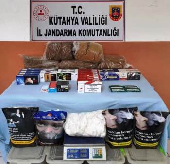 Kütahya’Da Kaçak Tütün Ve Sigara Operasyonu

