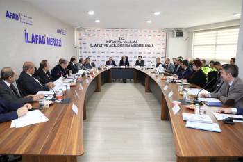 Kütahya’Da Kış Tedbirleri Masaya Yatırıldı
